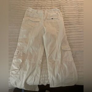 White cargo brandy Melville pants